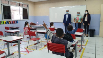 Emef Irmã Jacinta no retorno às aulas