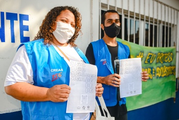 Campanha Maio Laranja na Feira de Goiabeiras