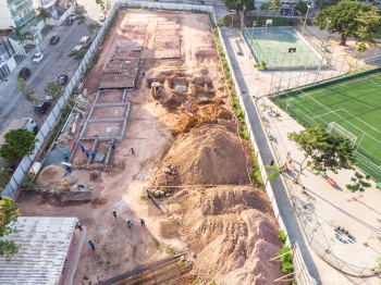 Visita Técnica das obras do CMEI Rubens José Vervloet em Jardim Camburi