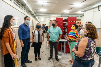 Visita Técnica a reforma da EMEF Marechal Mascarenhas de Moraes em Maria Ortiz