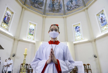 Missa no Santuário de Santo Antônio na ocasião do aniversário de 70 anos