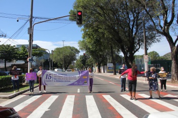 Ação de conscientização da violência contra o Idoso
