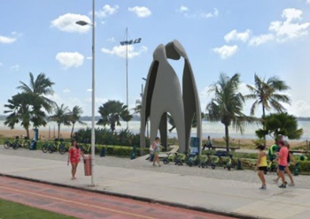 Monumento em homenagem aos profissionais da saúde