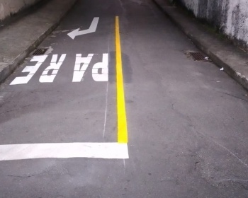 Reforço da sinalização horizontal