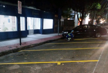 Reforço da sinalização horizontal