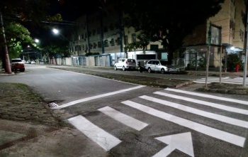 Reforço da sinalização horizontal