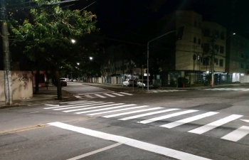 Reforço da sinalização horizontal