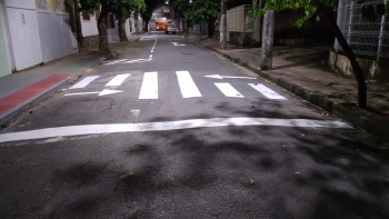 Reforço da sinalização horizontal