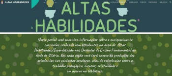 Site para estudantes de altas habilidades