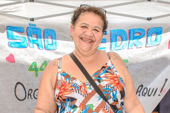 Aniversário de 44 anos do Bairro São Pedro, dona Zildete