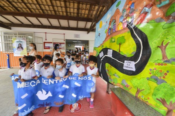 19ª Caminhada pela paz na CMEI Gilda de Athayde Ramos
