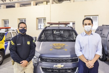 entrega de novos equipamentos para a Guarda Municipal