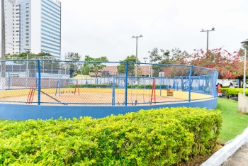 Solenidade de entrega da reforma da praça da praia do Suá