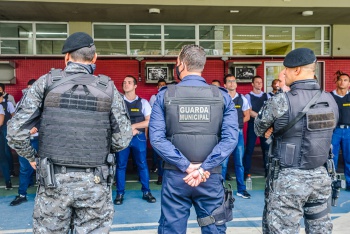 Treinamento da Guarda Civil de Cariacica feito pela Guarda Civil de Vitória