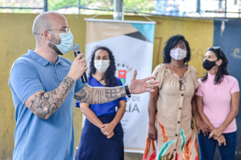 Entrega da Pintura do Projeto Arte É Nossa na Piedade e Moscoso