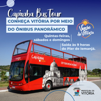 Capixaba Bustour: conheça os principais pontos turísticos de Vitória em um giro