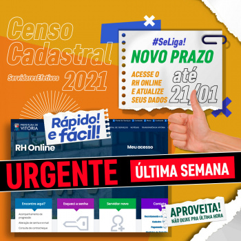 Servidores efetivos de Vitória participam de Censo Previdenciário