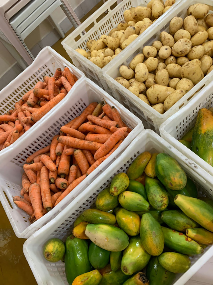 Alimentos do banco de alimentos