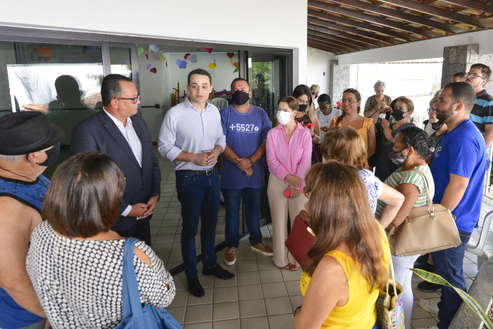 Café da manhã no Centro de Convivência da terceira idade de Jardim da Penha