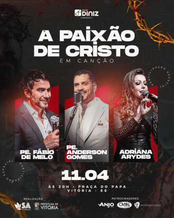 A Paixão de Cristo em canção" acontece no próximo dia 11 de abril