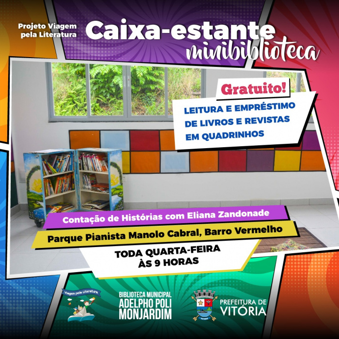 Parque receberá atividade de Contação de Histórias todas as quartas-feiras a partir das 9 horas.