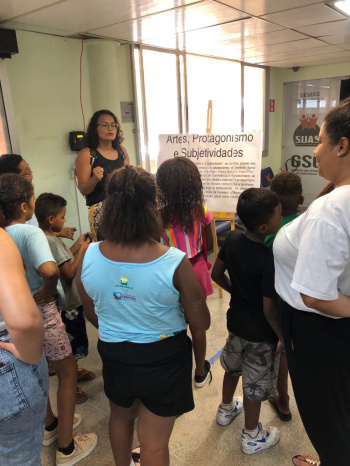 exposição "Artes, Protagonismo e Subjetividades