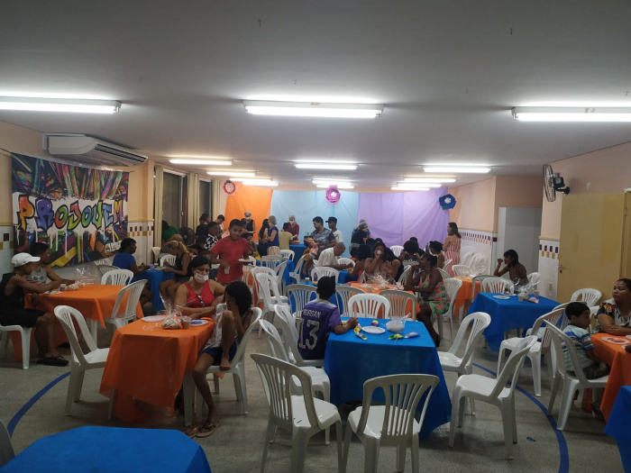 Jantar do Projovem no Cras de São Pedro