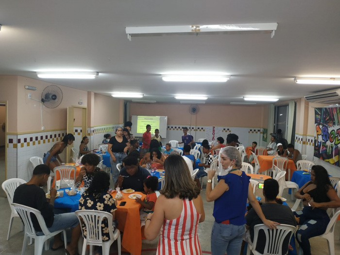 Jantar do Projovem no Cras de São Pedro