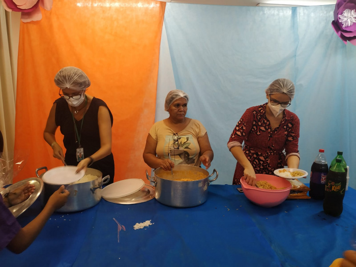 Jantar do Projovem no Cras de São Pedro