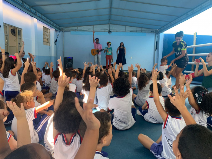 Apresentação da Banda da Flor no Cmei Menino Jesus