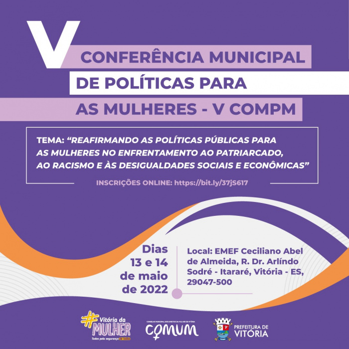 V Conferência Municipal de Políticas para as Mulheres