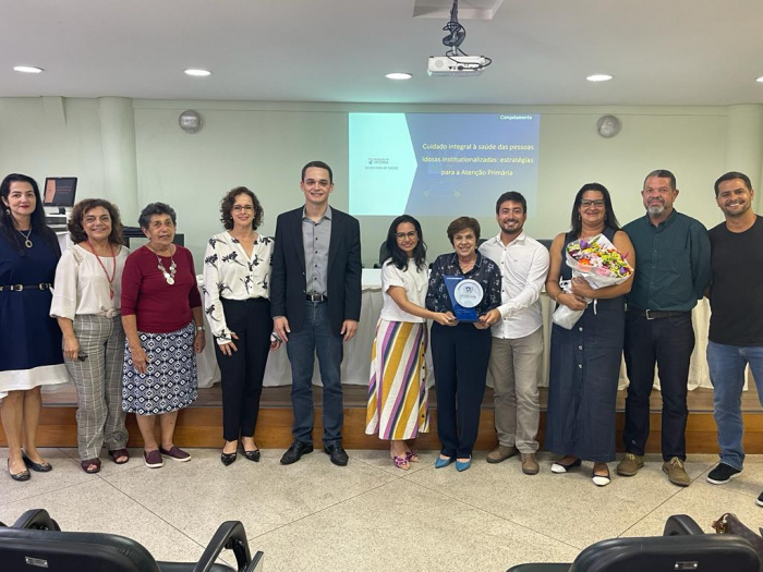 Apresentação de trabalho premiado na Etsus