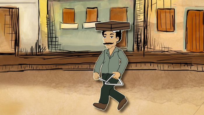 Em "História de um avô" uma moedinha conta suas desventuras ao acompanhar um menino ao cinema.