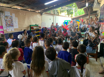 Encerramento da semana da família no Cmei JAF