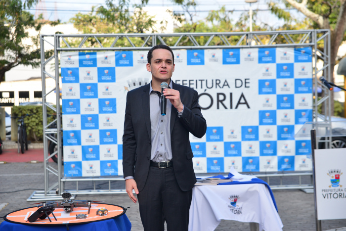 Apresentação dos Novos Batedores e Entrega do Drone para Operações da Guarda Municipal de Vitória