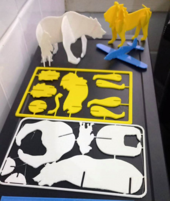 Kitcard impresso na impressora 3D da Escola de Inovação