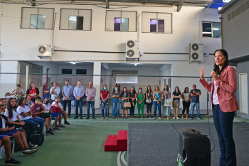 Solenidade de abertura da EMEF Padre Guido