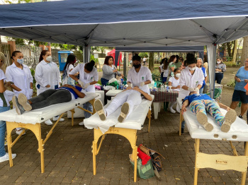 Ação Saúde no aniversário do Parque Moscoso