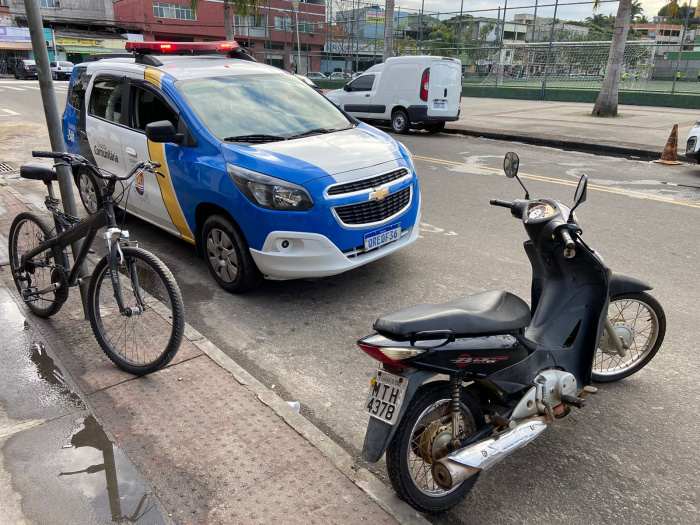 Motocicleta recuperadas pela Guarda de Vitória