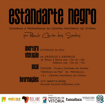 Estandarte Negro é uma das exposições que estreiam no Mucane na próxima sexta-feira (27).