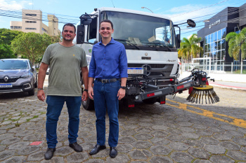 Novo maquinário vai reforçar a limpeza pública em Vitória
