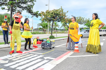 Campanha Maio Amarelo - Encerramento na Praia de Camburi