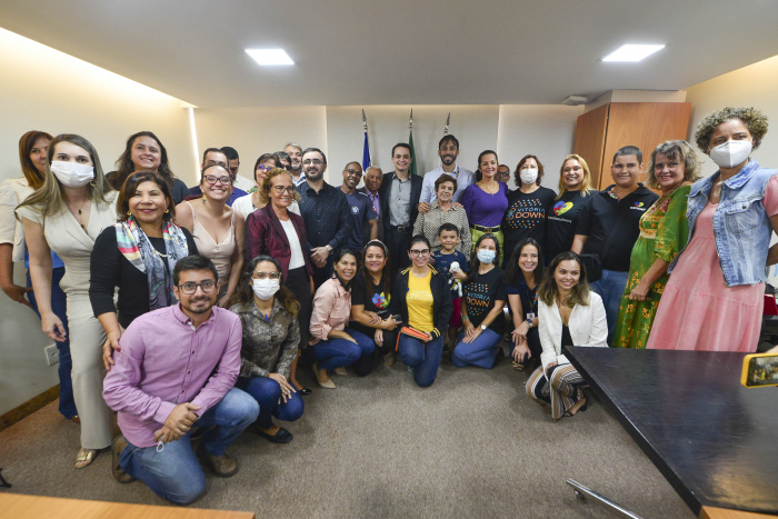 Reunião do prefeito sobre o edital de atendimento PCD