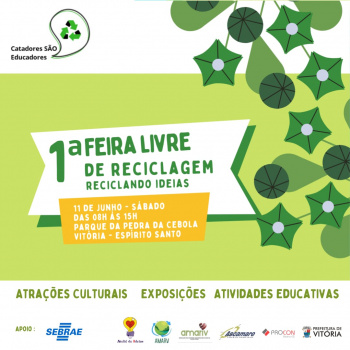 Feira Livre de Reciclagem reúne sustentabilidade, cidadania, cultura e lazer
