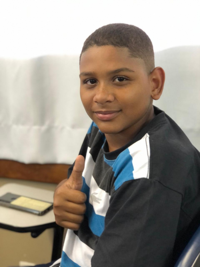 Palyo - adolescente participante do Projovem