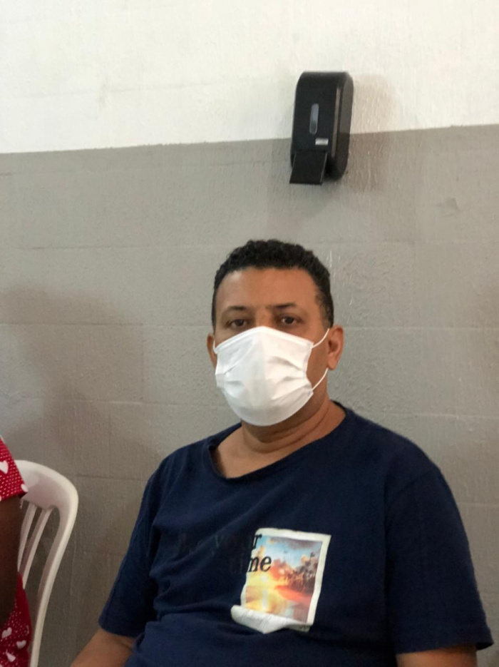 Joelson - acolhido do Abrigo para Adultos e Famílias da Semas