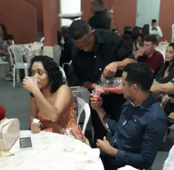 Pedro Damião Silva Acolhido do Abrigo de Adultos e Famílias que fez o curso de garçom