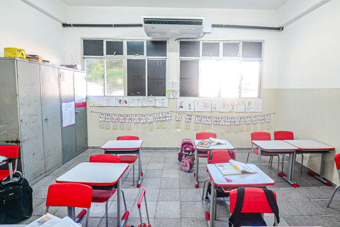 Sala de Aula Climatizada - EMEF Padre Guido Ceotto