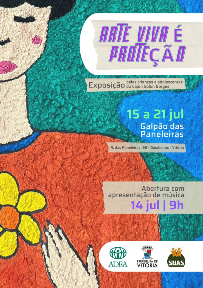 Exposição Arte Viva é Proteção