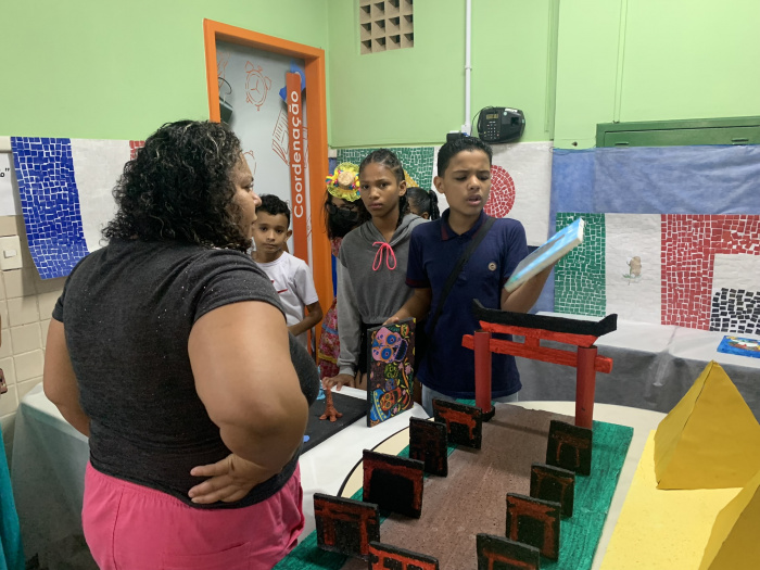 Apresentação das eletivas na Emef ASL